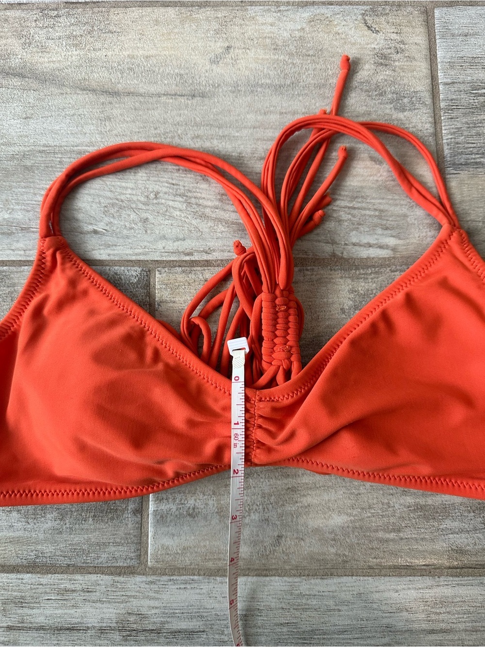 Women's Orange Volcom Bikini Top๐๐ - Picture 6 of 8
